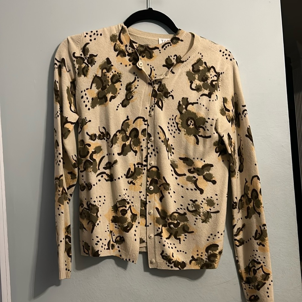 TSE cashmere cardigan/shell set